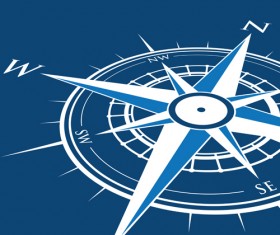 Vector compass background design material 04