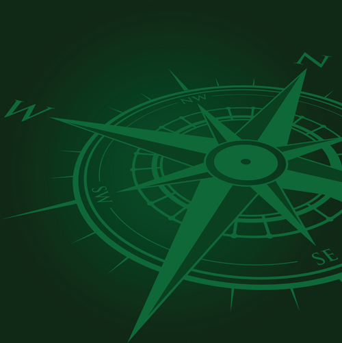 Vector compass background design material 08