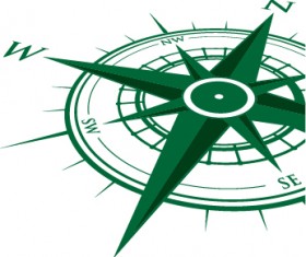 Vector compass background design material 09