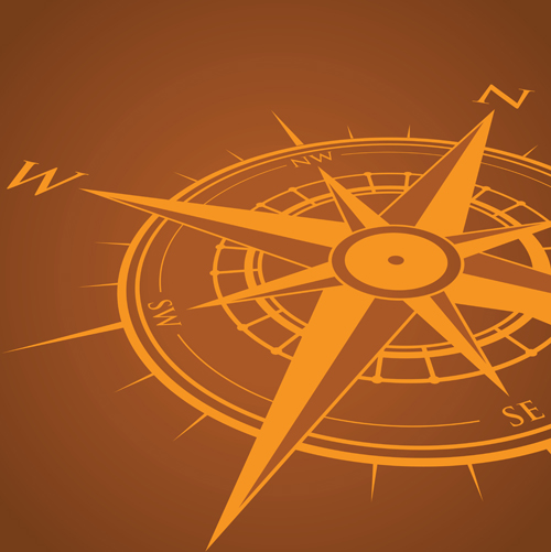 Vector compass background design material 11