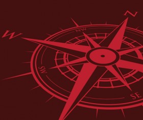 Vector compass background design material 14
