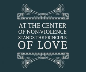 Vintage border with text vector material 02