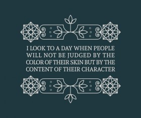 Vintage border with text vector material 03