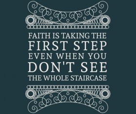 Vintage border with text vector material 06