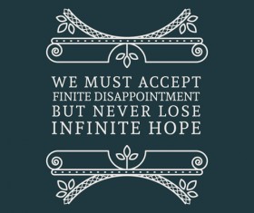 Vintage border with text vector material 07