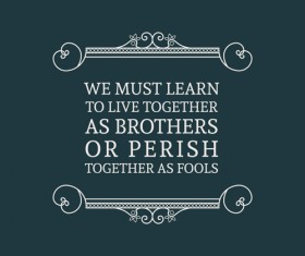 Vintage border with text vector material 10