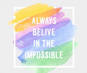 Watercolor brushes background vector graphics 02