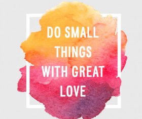 Watercolor brushes background vector graphics 07