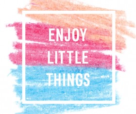 Watercolor brushes background vector graphics 09