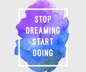 Watercolor brushes background vector graphics 15