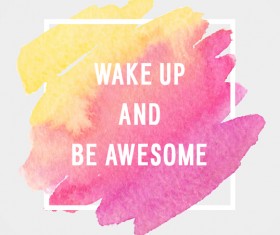 Watercolor brushes background vector graphics 16