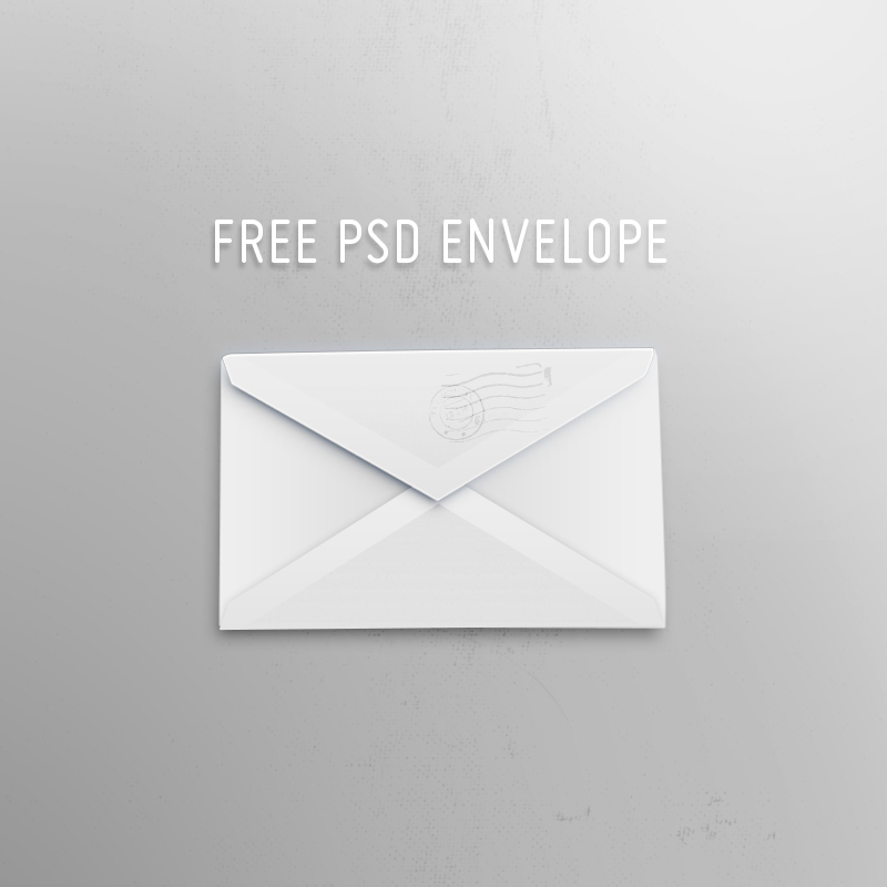 White PSD Envelope