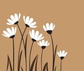 White flower background