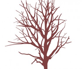 Winter tree branches photoshop brushes