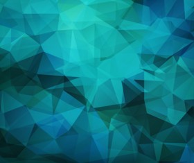 3D polygonal background art vector 11