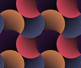 Abstract geometric petals vector graphic 01