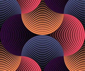 Abstract geometric petals vector graphic 03