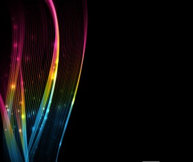 Abstract wave motion background graphics vector 06