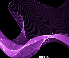 Abstract wave motion background graphics vector 09