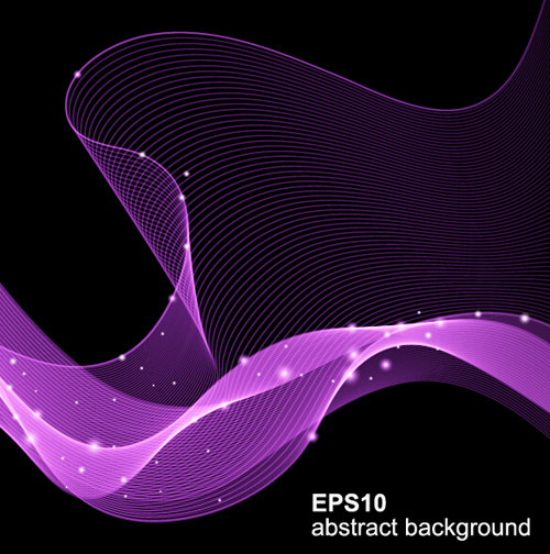 Abstract wave motion background graphics vector 09