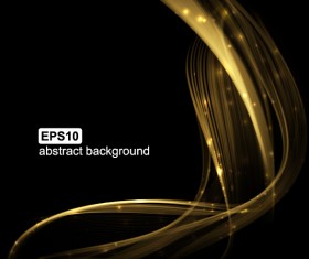 Abstract wave motion background graphics vector 10