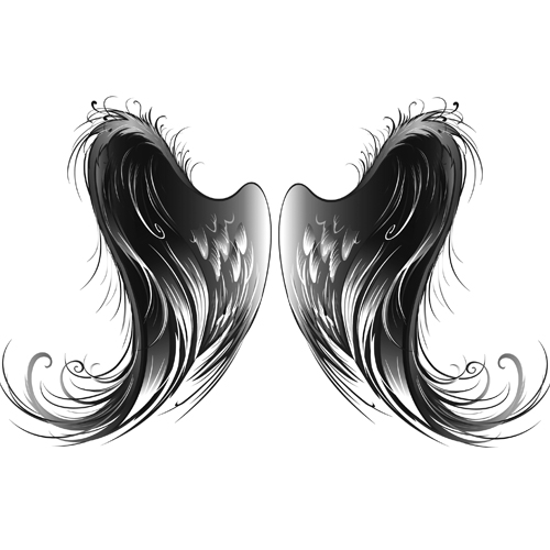 Abstract wings Photoshop Brushes
