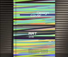 Book cover modern design vector 08