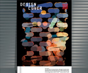 Book cover modern design vector 14