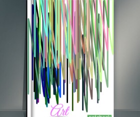 Book cover modern design vector 20