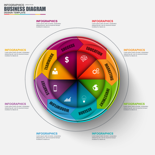 Business Infographic creative design 3968