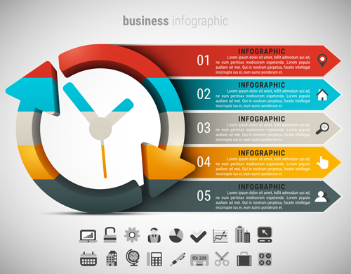 Business Infographic creative design 4040