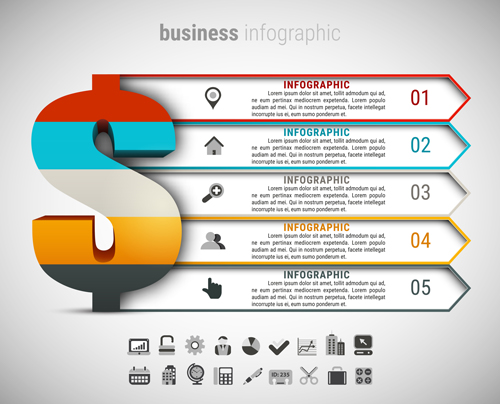Business Infographic creative design 4048