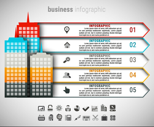 Business Infographic creative design 4049