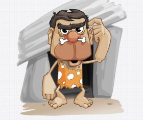 Cavemen PSD Graphic
