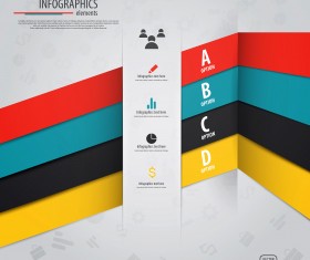 Colored banners infographic vectors 05