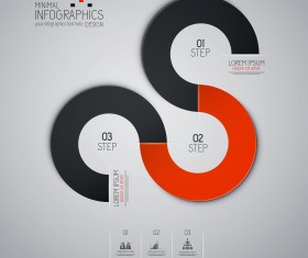 Colored banners infographic vectors 06