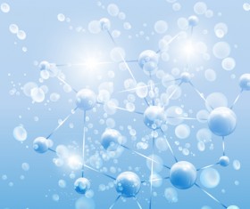 Concept molecule structure vector backgrounds 11