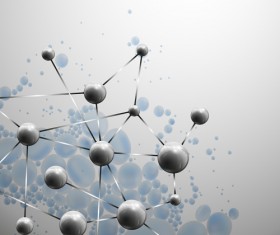 Concept molecule structure vector backgrounds 12