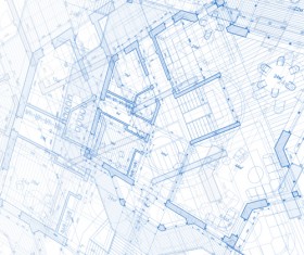 Creative architecture blueprint design vector 04