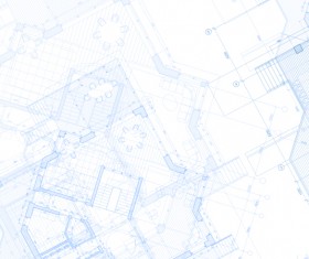 Creative architecture blueprint design vector 07