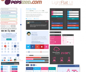Creative modern Flat UI Kit
