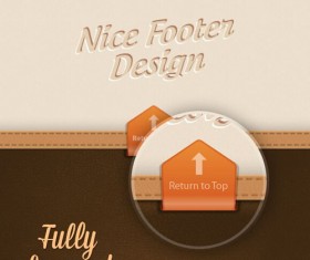 Creatuve Footer PSD Template