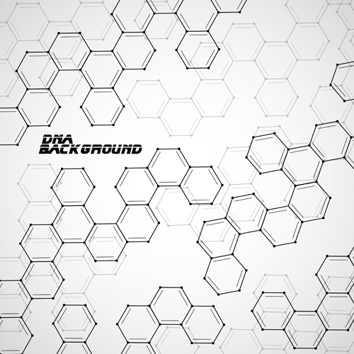 DNA structure background vector material 03