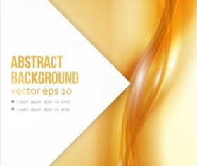 Dark yellow abstract vector background 01