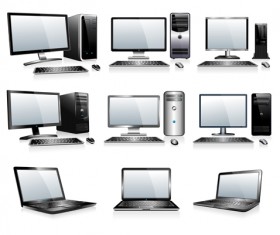 Different computers illustration vector