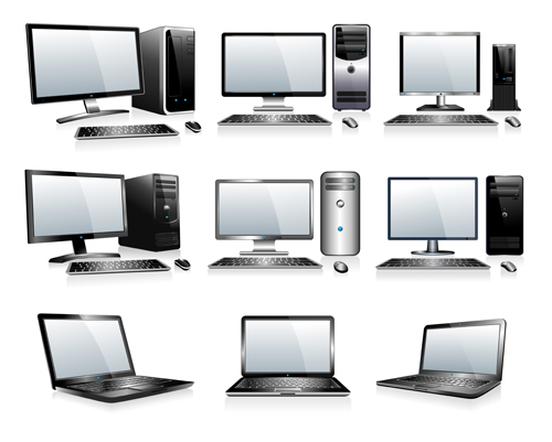 Different computers illustration vector