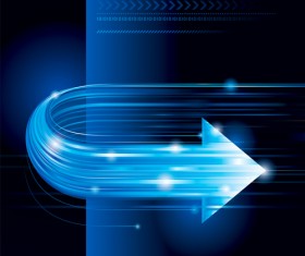 Dynamic arrow modern background vector 03