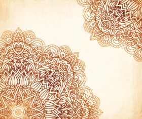 Ethnic ornaments background vectors 02