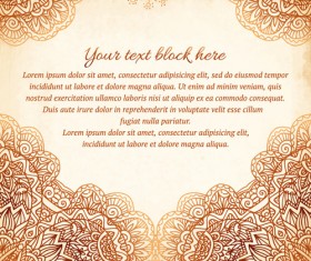 Ethnic ornaments background vectors 03