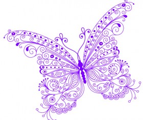Floral butterfly photoshop brushes